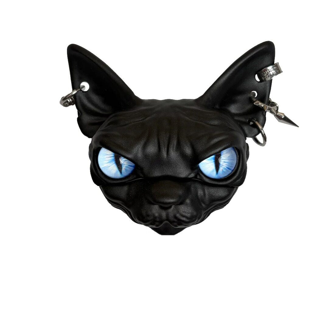 Sphynx Cat AirPods Case – Gothic Protective Cover Compatible with AirPods Pro 2, AirPods 4 & AirPods 3