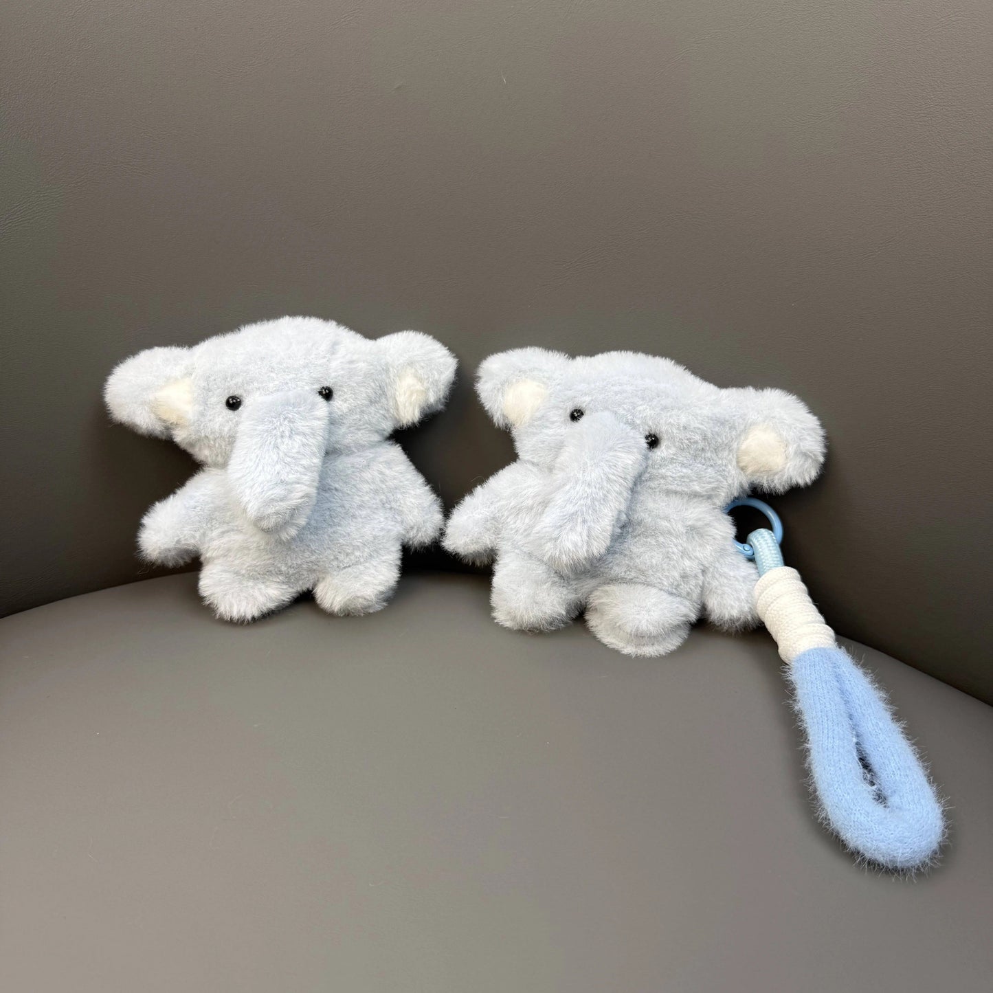 Blue Elephant Plush AirPods Case for AirPods Pro 2, AirPods Pro, AirPods 4 & AirPods 1/2 – Soft Protective Cover