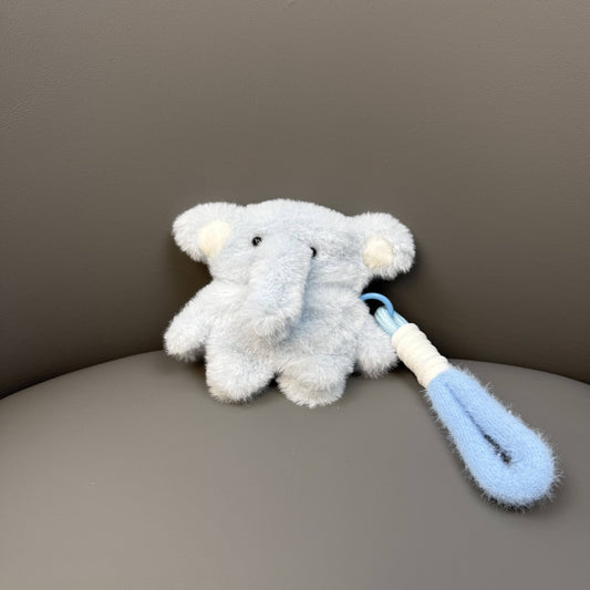 Blue Elephant Plush AirPods Case for AirPods Pro 2, AirPods Pro, AirPods 4 & AirPods 1/2 – Soft Protective Cover